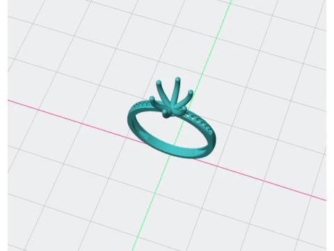 Eternal Shine Ring 3D Print Model