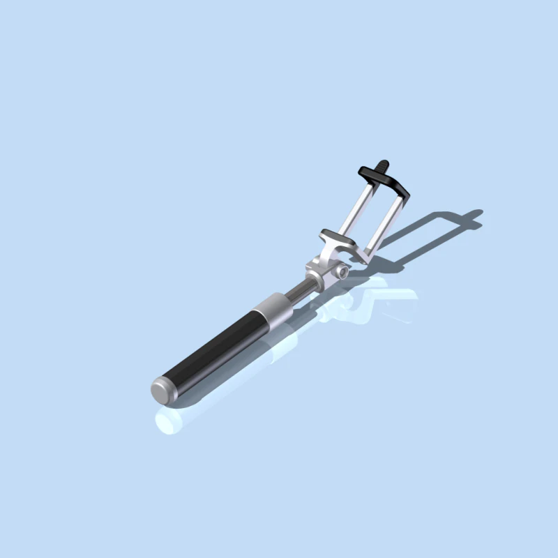 Selfie Stick 3D Model .c4d .max .obj .3ds .fbx .stl .blend 