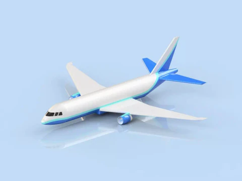 Aerei Boeing Modello 3D