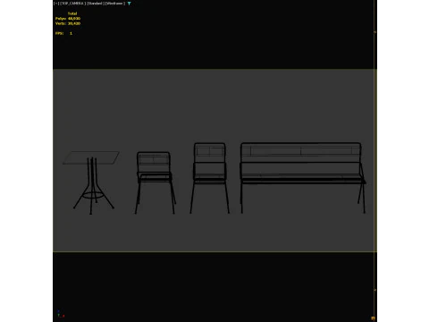 야외 세트 1 3D 모델