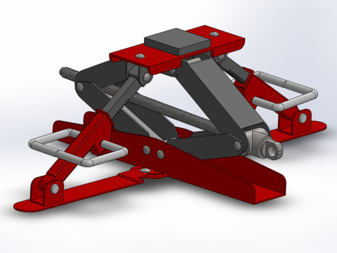 JECK SCREW 3D Model