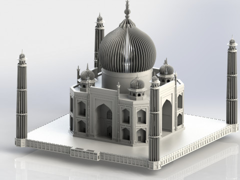 TAJ HAHAL 3D Model