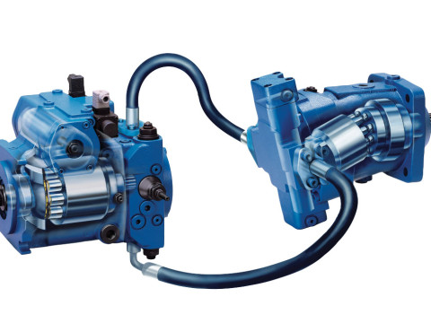 HYDROSTATIC TRANSMISSION ENGINE V8-XT TURBO DETAILED 3D MODEL 3D Model
