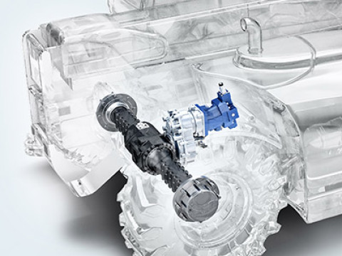 HYDROSTATIC TRANSMISSION ENGINE V8-XT TURBO DETAILED 3D MODEL 3D Model