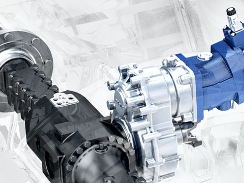 HYDROSTATIC TRANSMISSION ENGINE V8-XT TURBO DETAILED 3D MODEL 3D Model