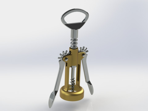 Corkscrew - Cork puller Design 3D 模型