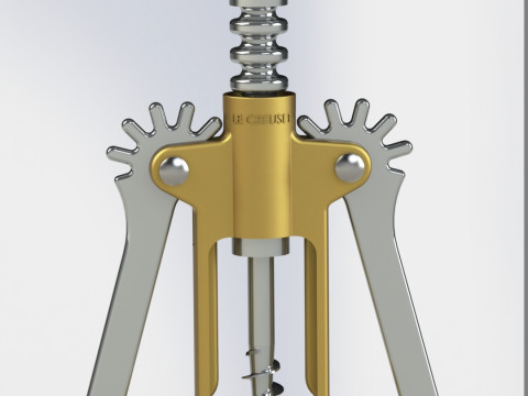 Corkscrew - Cork puller Design 3D Model