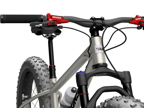 MTB FAT BIKE Modello 3D