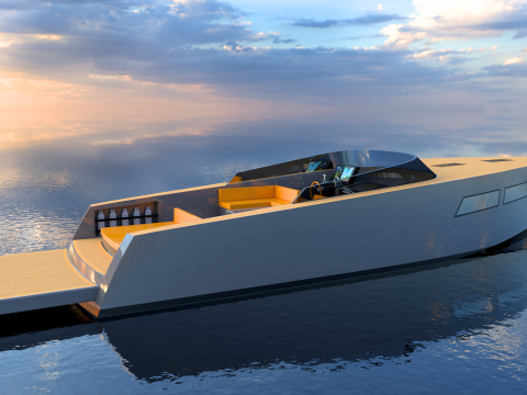 VanDutch 40 Yacht 3D 모델
