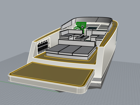 VanDutch 40 Yacht 3D 모델