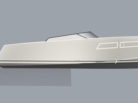 VanDutch 40 Yacht 3D 모델