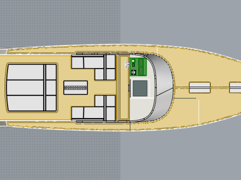 VanDutch 40 Yacht 3D 모델