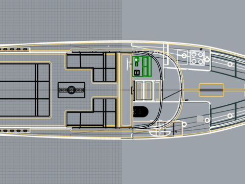 VanDutch 40 Yacht 3D 모델