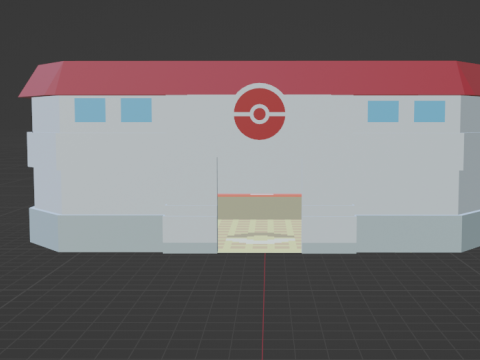 Pokemon Center 3Dモデル