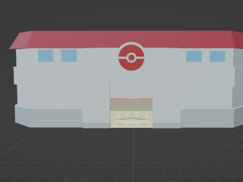 Pokemon Center 3D Model