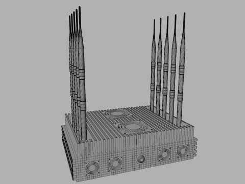 5G Antenna Station Model Model 3D
