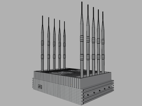 5G Antenna Station Model Model 3D