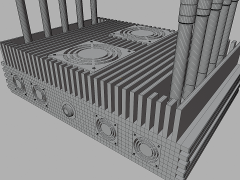 5G Antenna Station Model Model 3D