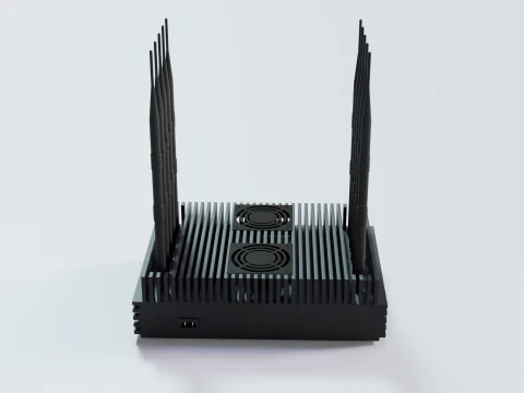 5G Antenna Station Model 3D Model