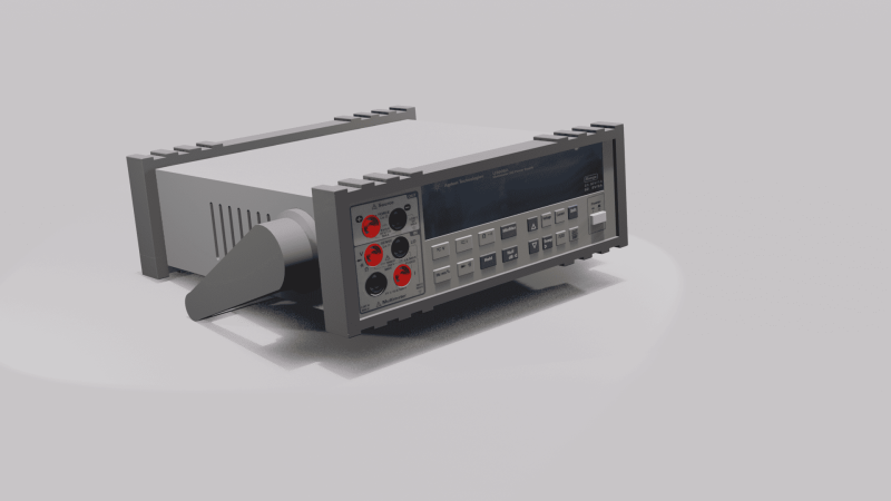 Digital Multimeter 3D Модель .c4d .max .obj .3ds .fbx .stl .blend 