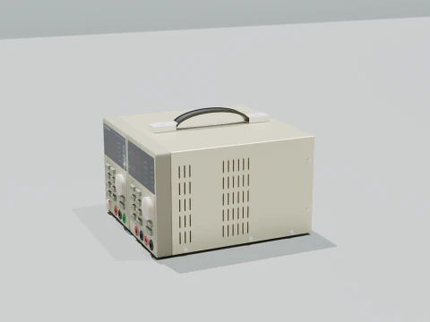 Laboratory power supply 3D Model