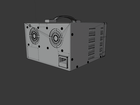 Laboratory power supply 3D Model