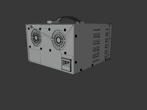 Laboratory power supply 3D Model