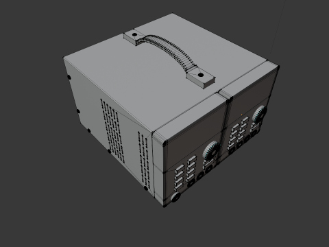 Laboratory power supply 3D Model