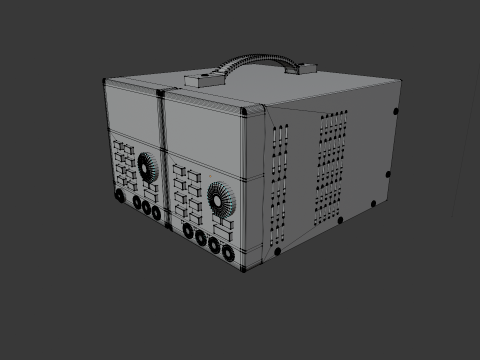 Laboratory power supply 3D Model