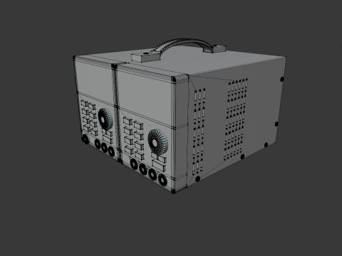 Laboratory power supply 3D Model