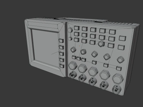 Oscilloscope 3D Model