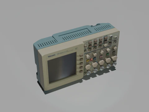 Oscilloscope 3D Model