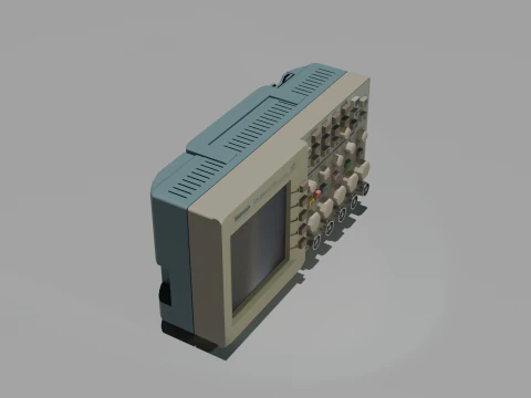 Oscilloscope 3D Model