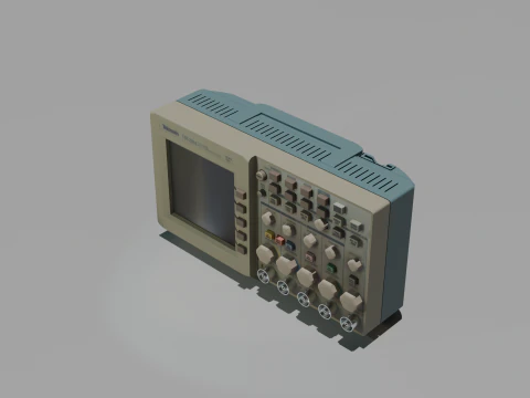 Oscilloscope 3D Model
