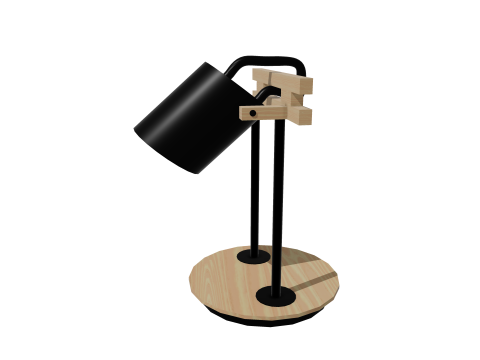 Modern Style Lamp 3D Model