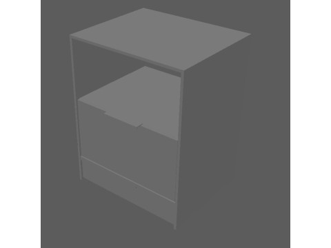 Modern Nightstand 3D Model