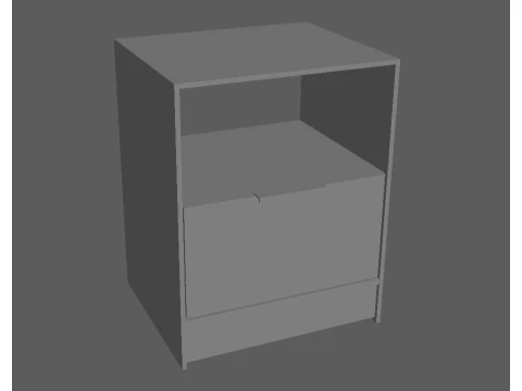 Modern Nightstand 3D Model