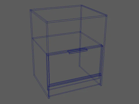 Modern Nightstand 3D Model