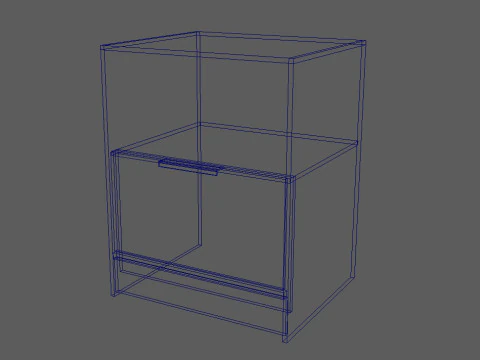 Modern Nightstand 3D Model