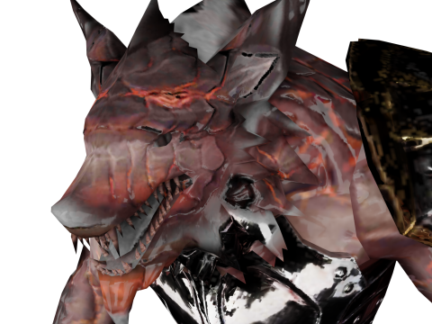 Creature Boss monster humanoid Mutant alien 3D Model