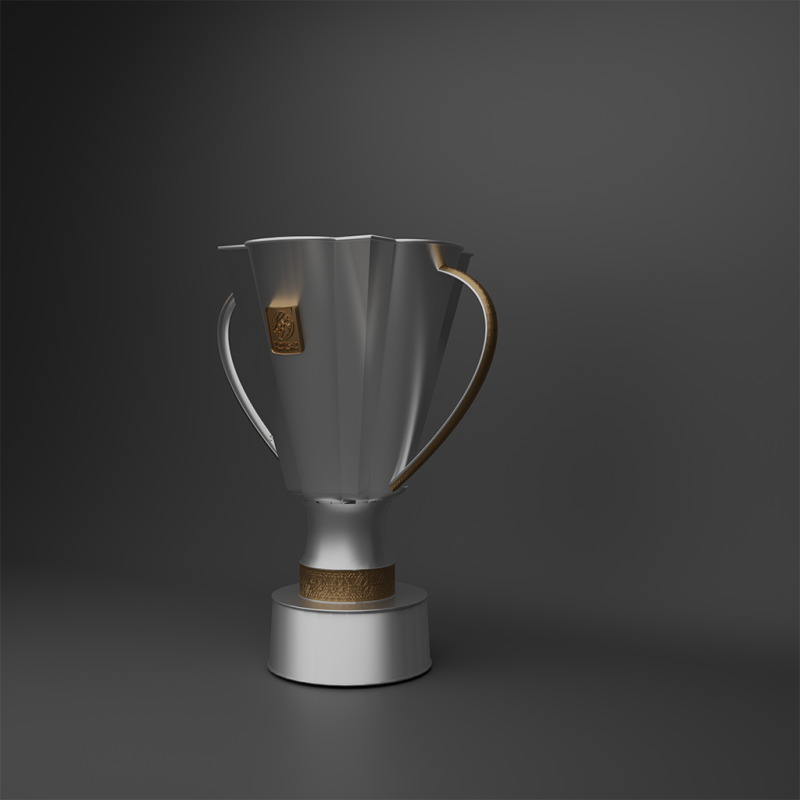 ウクライナスーパーカップトロフィー 3Dモデル .c4d .max .obj .3ds .fbx .stl .blend 