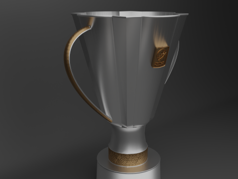 ウクライナスーパーカップトロフィー 3Dモデル