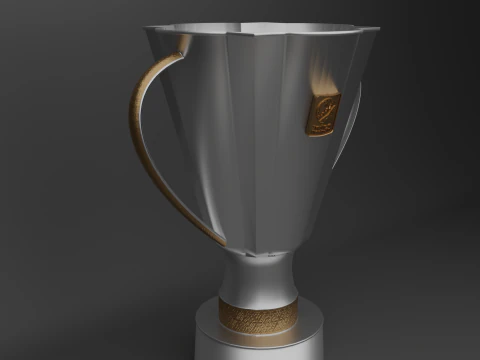 Ukraine Supercup Trophy 3D Model