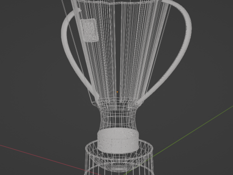ウクライナスーパーカップトロフィー 3Dモデル