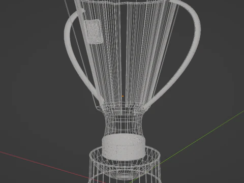 Ukraine Supercup Trophy 3D Model