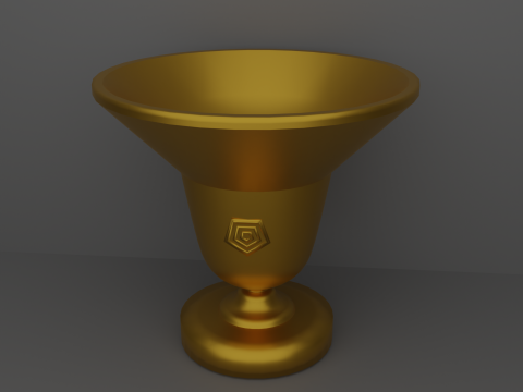 Ukraine PFL Trophy Professional Football League Modello 3D