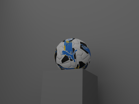 Puma Orbita Ukraine Premier League Official Ball 3Dモデル