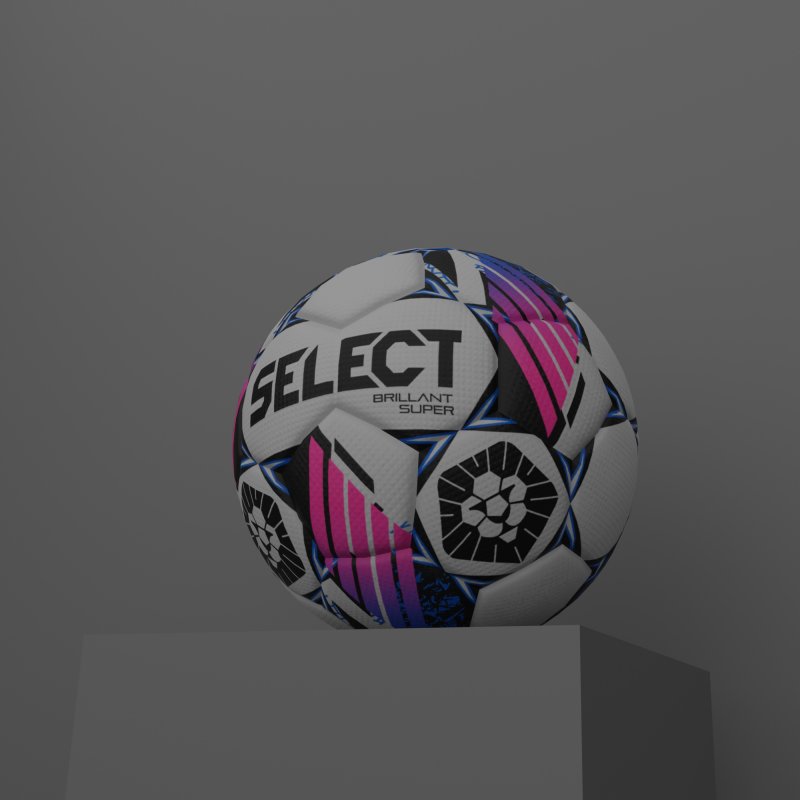 Select Briliant Super PFL Ball 3D Model .c4d .max .obj .3ds .fbx .stl .blend
