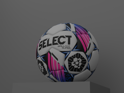 Select Briliant Super PFL Ball 3Dモデル