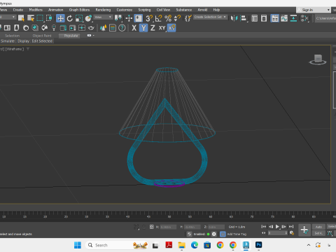 Table lamp 3D Model